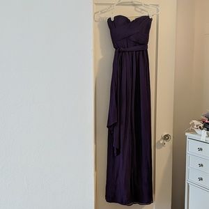 J.Crew floor length purple dress